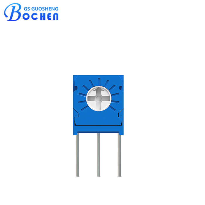 thumbnail image 2 of 5 X 10k Ohm Single Turn Cermet Trimmer Potentiometers – 3/8 Inch, PCB Mount, 0.5W, ±10% Tolerance 2 of 3